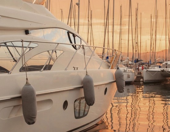 Superyachts berthed in Antibes marina supported by local yacht agents