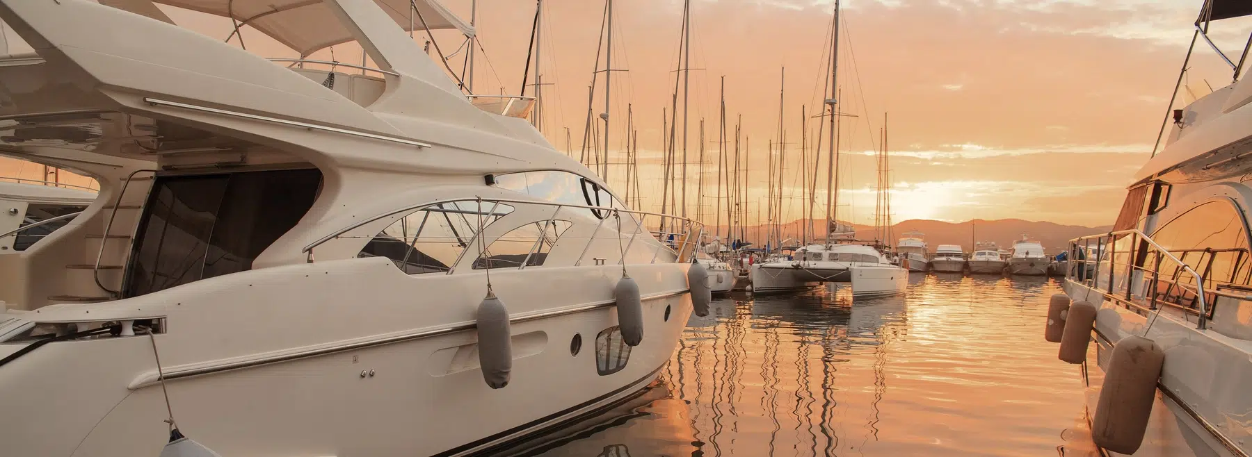 Superyachts berthed in Antibes marina supported by local yacht agents